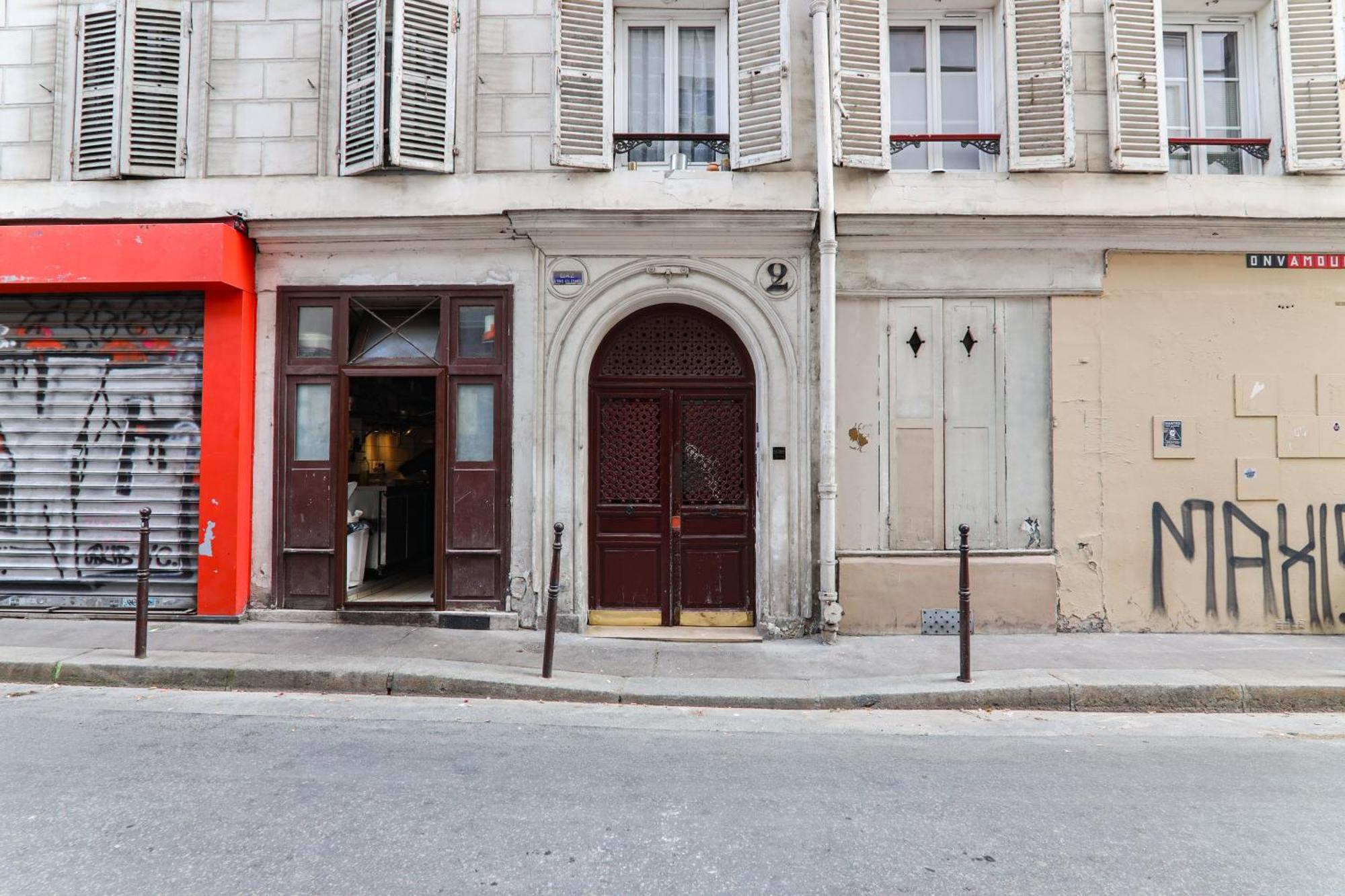 Appartement Quartier Le Marais 4 Parijs Buitenkant foto